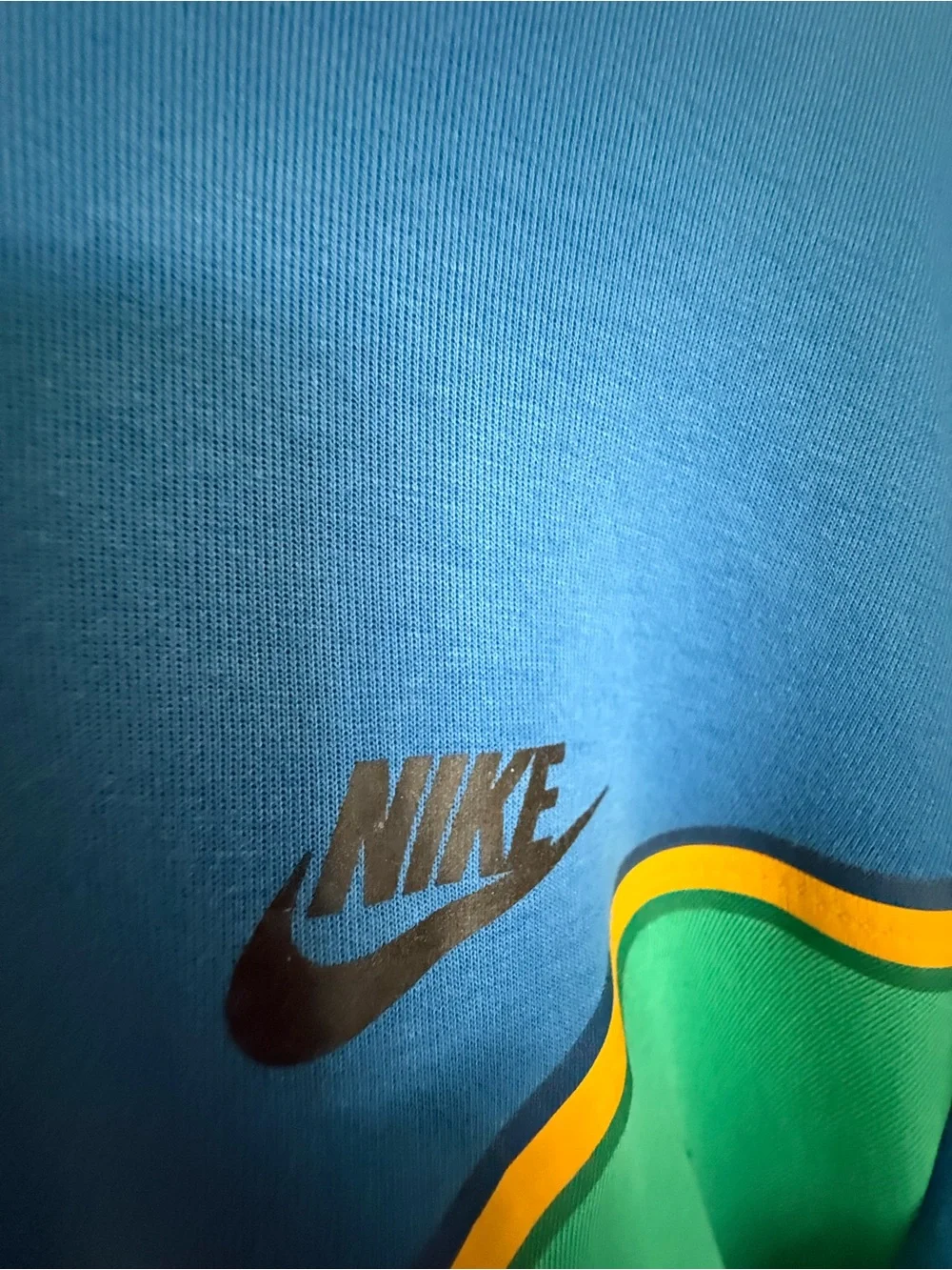 Nike Colorblock Zip Jacket in Blue, Red, Green